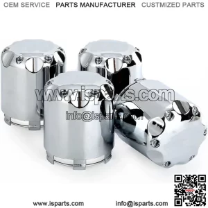 Golf Cart Chrome Wheel Center Caps Dust Cover for EZGO Club Car Yamaha &Other