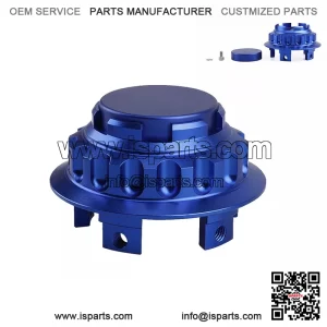 Mercedes-Benz wheel center cover #blue