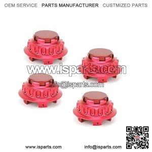 Mercedes-Benz wheel center cover #red