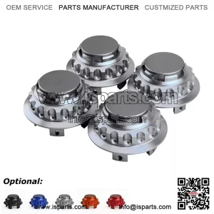 Porsche wheel center cover #titanium