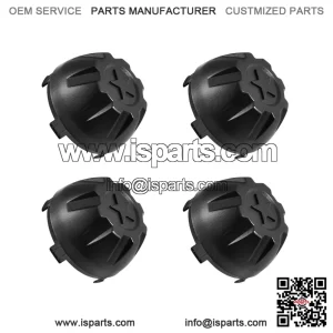 Kawasaki Mule PRO-MX Hub Caps (2019-2025) - 4PC Black PP Dust Covers | Replacement #11065-Y042 | Durable UTV Wheel Rim Accessories