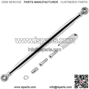 Chrome Round Shift Linkage CNC Gear Shifter Link Replacement for Harley Softail Fatboy Dyna Trike Touring Road King Electra Glide 1986-2021