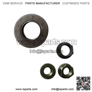 Wet clutch kit assembly compatible with Hisun ATV UTV 500 700, Bennche Bighorn, Massimo, Menards YardSport, Axis, Qlink, Coleman - Oil seal plus nut accessory kit