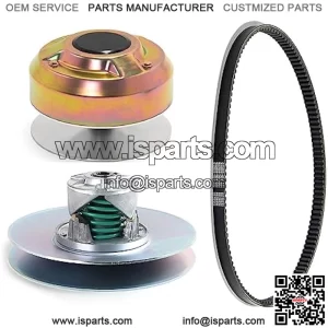 Hconcet New Clutch Kit With Belt AM140986 AM138486 M125383 Compatible with John Deere Utility Vehicle 4X2 4X4 HPX HPX815E 6X4 Trail Worksite Gator