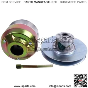 Primary + Secondary Drive Clutch AM140986 AM138487 AM128795 with Puller Compatible with John Deere 4X2 4X4 6X4 Worksite Gas Gator HPX815E HPS Utility Vehicles