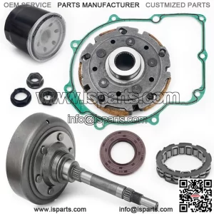 ATV UTV Wet Clutch Assy Clutch Pad Shoe Housing Gasket Bearing Oil Seal Oil Filter Assy for Bennche Bighorn 500 700 700HD 700X-HD
