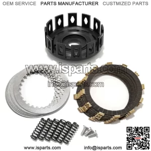 For Yamaha YFZ450 07-09 Aluminum Billet Clutch Kit Clutch Basket Plates Springs