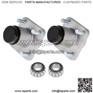 2 For 1982-2002 Models Club Car DS Golf Cart Front Wheel Hub Kit Bearings Seals