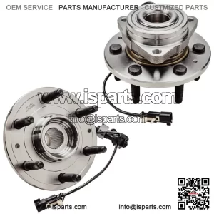 8pc Front Wheel Bearing and Hubs Sway Bar Tierods for Chevy Silverado 1500  (For:  Silverado 1500)