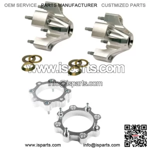 Extended Rear Hubs Front Wheel Spacers Widening Kit For Yamaha YFZ450, 450R