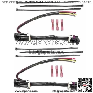 TWO-Tail Light Whip Power Harness Adapter: 2012-UP CAN AM MAVERICK X3 MAX X-DS