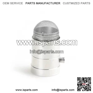 Stainless Steel Exhaust Outlet Pipe Tip for Yamaha Raptor 700 2006-2016/Raptor 350/660 ALL YEAR