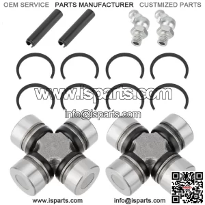 2SET Front Prop Shaft U-Joint for Polaris Ranger 400 500 570 700 800 900 1000 EV
