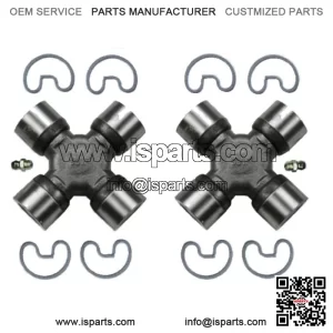 2 Premium Driveshaft Universal Joint Front Center Rear Greasable  (For: More than one vehicle)