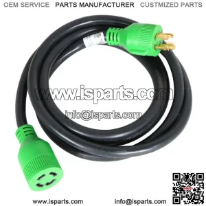Generator Extension Cord 10 Ft 4 Prong Power Cable 10 4 30 Amp Adapter Plug