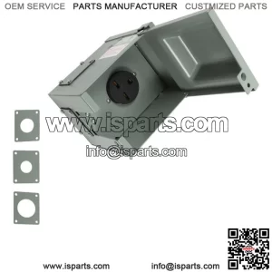 30 Amp 250 Volt Welding Power Outlet Box 3 Prong NEMA 6-30R Power Outlet Panel