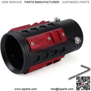 63mm aluminum alloy tail throat #red