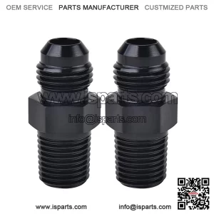 AN4 male to 1/4NPT 2-pack