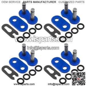 520 Chain Master Link W/ O Ring For Motorcycle Bike ATV Connecting Link Blue