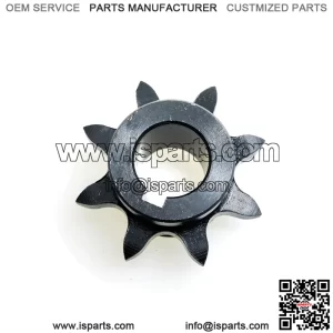 8T #415 Black Oxide XC45 Hardened Gear Steel Sprocket