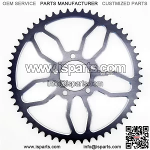 Black anodized AL7075 56T #420 sprocket
