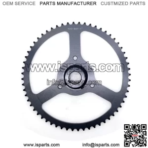 60T 1 #420 black weight reducing table wheel