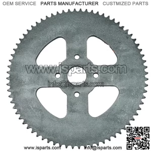 72T, 420 Chain Mini Bike Sprocket; Coleman Ct 200, Baja Warrior, Trailmaster