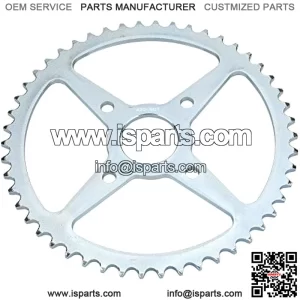 Upgrade 420 Chain 50 Tooth 40mm Rear Drive Sprocket for 212cc 196cc 6.5hp Coleman CT200U Trail BT200X CT200U-ex Baja Warrior Hensim MB165 Massimo Trailmaster MB200 Mini Bike Performance Parts