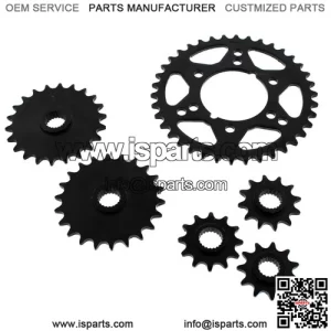 1992 Polaris 350L Trail Boss 350 4X4 Steel Sprocket Complete Set