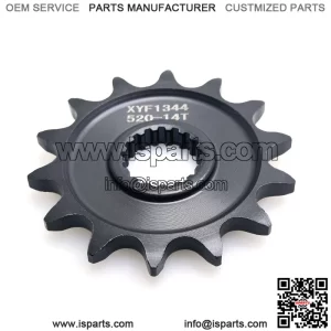 520 Chain 14T Motorcycle Front Sprocket pinion Compatible With TT250R TT250 R 1993-2004