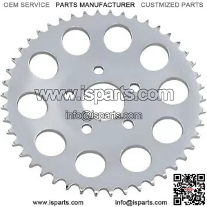 1210-0957 Chrome Rear Wheel Sprocket 46 tooth