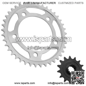 Front Rear Drive Chain Sprocket for Honda CBR500R 2013-2021 23801-MKP-D00