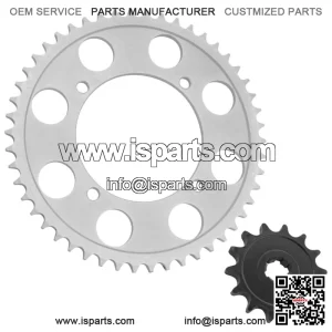 Front Rear Drive Chain Sprocket For Kawasaki KLX140 2008-2023 13144-0049