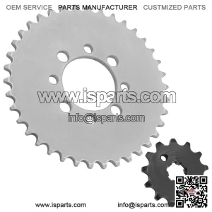 Drive Chain Sprockets For Kawasaki KLX110 2010-2024 42041-0082 13144-1043