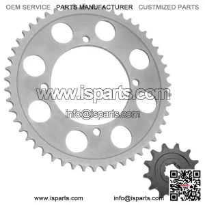 Drive Chain Sprockets For Kawasaki KLX140L 2008-2009 2011-2023 42041-005