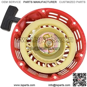 Pull Recoil Starter for Predator 196cc 212cc Harbor Freight 5.5hp 5.5hp Coleman CT200U CT200U-EX BT200X KT196 Baja Warrior Heat MB200 MB165 Massimo Mini Bike Hammerhead Go Kart Cart Red Parts