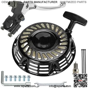 Pull Recoil Starter Brake Handle Lever for CT200U BT200X CT200U-EX Predator 212cc 196cc 6.5hp GX160 GX200 Baja Warrior MB165 Massimo TrailMaster MB200 Hammerhead 80T Go Kart Mini Bike Parts