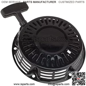 Metal Recoil Pull Start for 196cc 5.5hp 6.5hp Coleman BT200X CT200U CT200U-EX KT196 Motovox MBX20 MB200 Baja Predator 212cc Motor Hammerhead 80T TrailMaster Mini Bike Go Kart BLACK