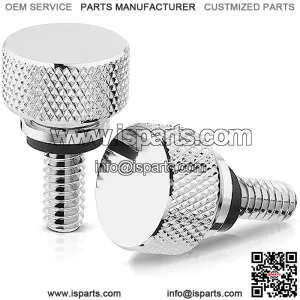 2 PCS Stainless Steel Fender Seat Bolt Screw Chrome 1/4"-20 Thread Compatible for Harley Davidson Touring Softail Dyna Sportster 1996-2023