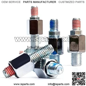 Motorcycle Mirror Screw Bolt Adapter, M8 M10 Steel Thread Extender for Handlebar Rear Mirrors Accessory for Yamaha, Harley, Suzuki, Honda, Indian, Aprilia, Ducati