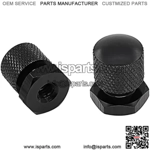 Solo Seat Mounting Nuts for Harley Davidson Touring Softail, Harley Seat Mount Fastener Hardware, Harley Solo Seat Nuts (Pack of 2, Black)