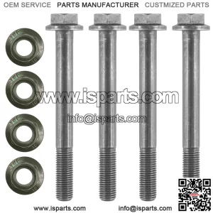 4x Control A-Arm Screw Bolt w/ Nut for Polaris 7518560 7519043 7547333