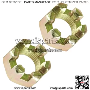 2 Front Axle Castle Nut For Polaris Sportsman 800 4x4 6x6 2005 2006 2007 - 2014 (For: Polaris Sportsman 800)