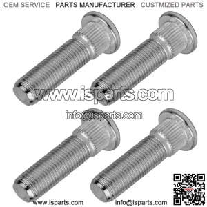 4 Front Rear Wheel Hub Stud Bolt for Polaris Sportsman 800 2005-2015 7518378 (For: Polaris Sportsman 800)