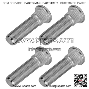 4 Front Rear Wheel Hub Stud Bolt For Polaris Sportsman 500 570 2006-2019 7518378 (For: Polaris Sportsman 570)