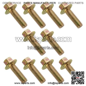 10x Flanged Head Clutch Bolt M6x20 for Polaris Sportsman 570 6x6 2018 2019-2021 (For: Polaris Sportsman 570)