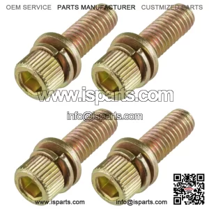 4 Exhaust Manifold Bolts Studs Screw for Polaris Sportsman 570 EFI EPS 2014-2016 (For: Polaris Sportsman 570)