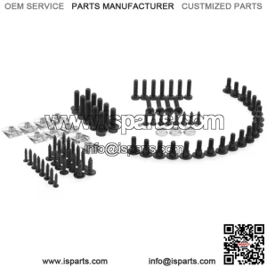 Screws Set Peugeot Speedfight 2 AC LC Trim Black Clamps