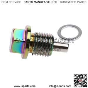 M14x1.5 Car Parts Engine Magnetic Oil Drain Plug Screw Nut Bolt Sump Nuts Kit (For: Ford F-150)