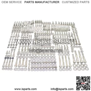 HONDA 400 EX TRX400EX FOURTRAX POLISHED STAINLESS STEEL ATV BOLT SCREW KIT SET